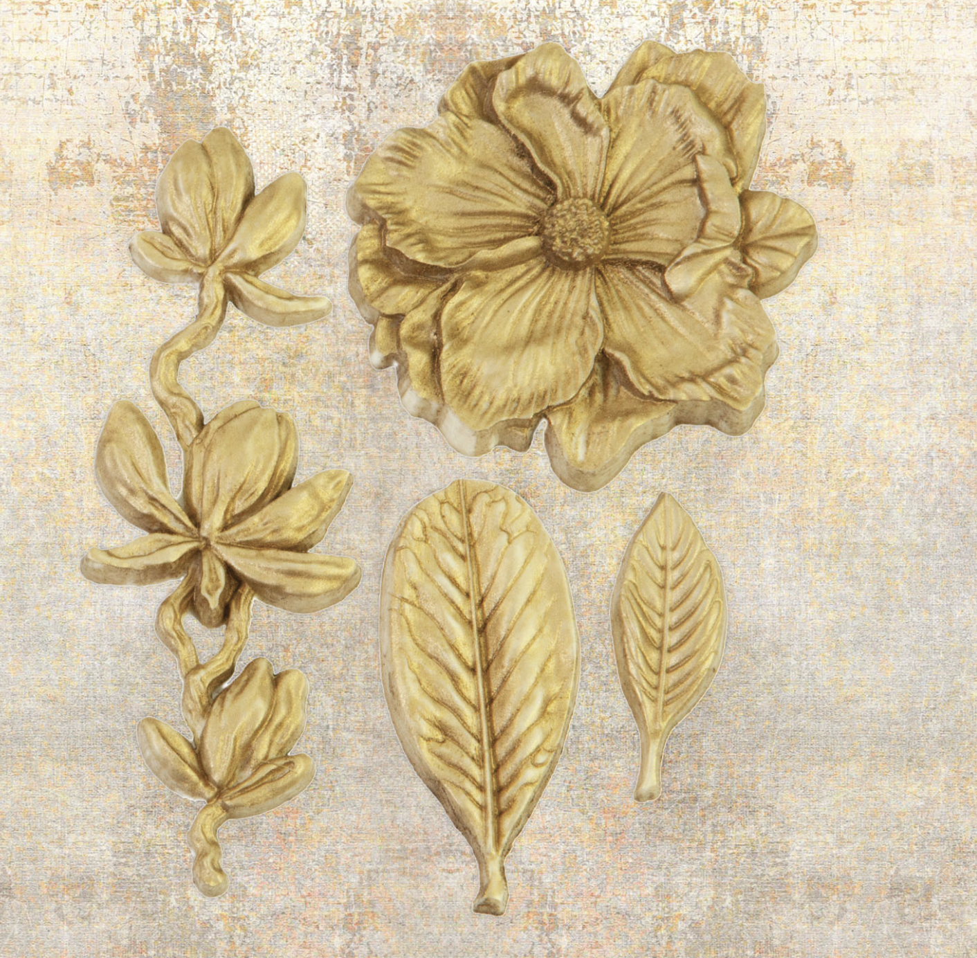 Magnolia Rouge Collection Moulds – 3.5″x4.5″x8mm